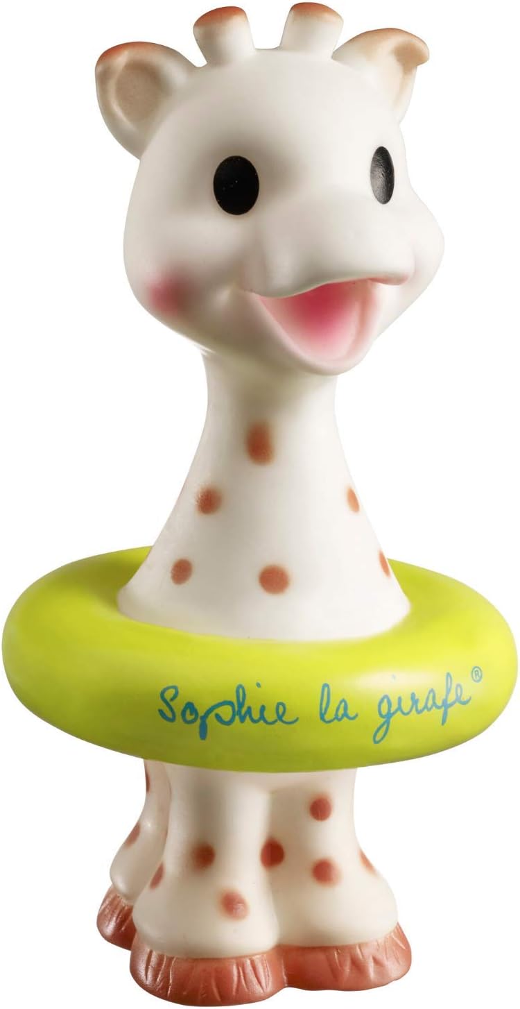 Sophie la girafe, Fresh Touch Bath Toy | Colors May Vary (Blue or Yellow) | Fun Toy That Floats & Sprays Water When Pressed