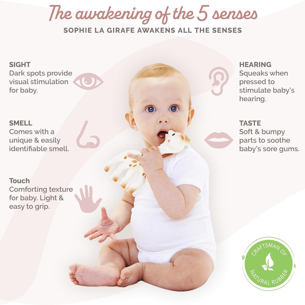 Sophie la girafe Gift Set | Includes Sophie la girafe & Sophie Doux Blanket | Handcrafted in France | Ultra-Soft Blanket | Warm Cocoon of Softness | Comfort & Soothe | Awaken All 5 Senses