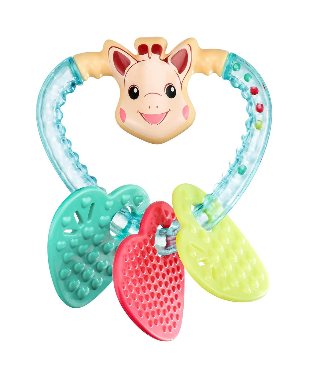 Sophie la Girafe Heart Rattle | Handcrafted in France | Light & Easy to Grasp | Awaken All 5 Senses