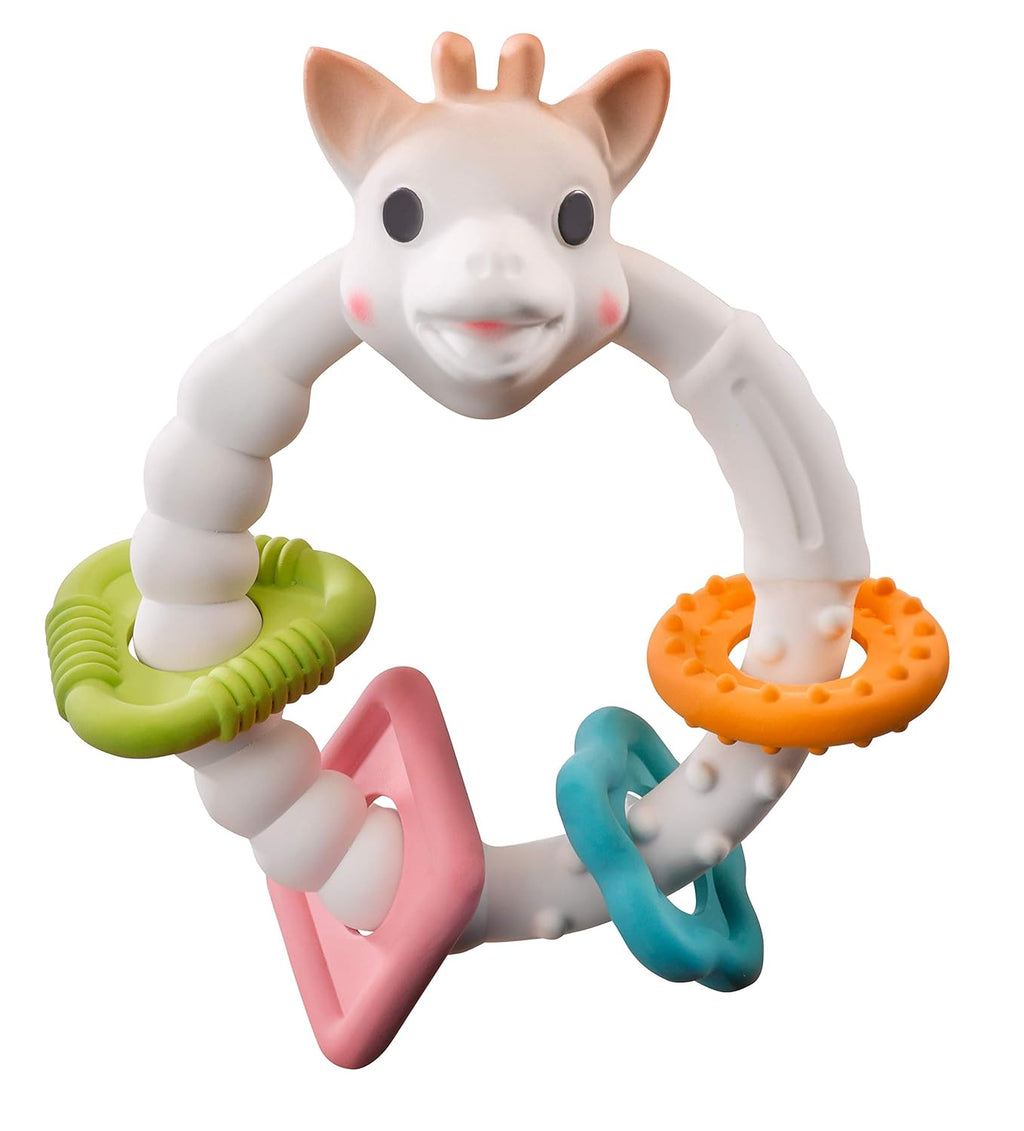 Sophie la girafe Teething Colo'rings | Light & Easy to Grasp | Designed with Natural Rubber to Soothe & Awaken All 5 Senses