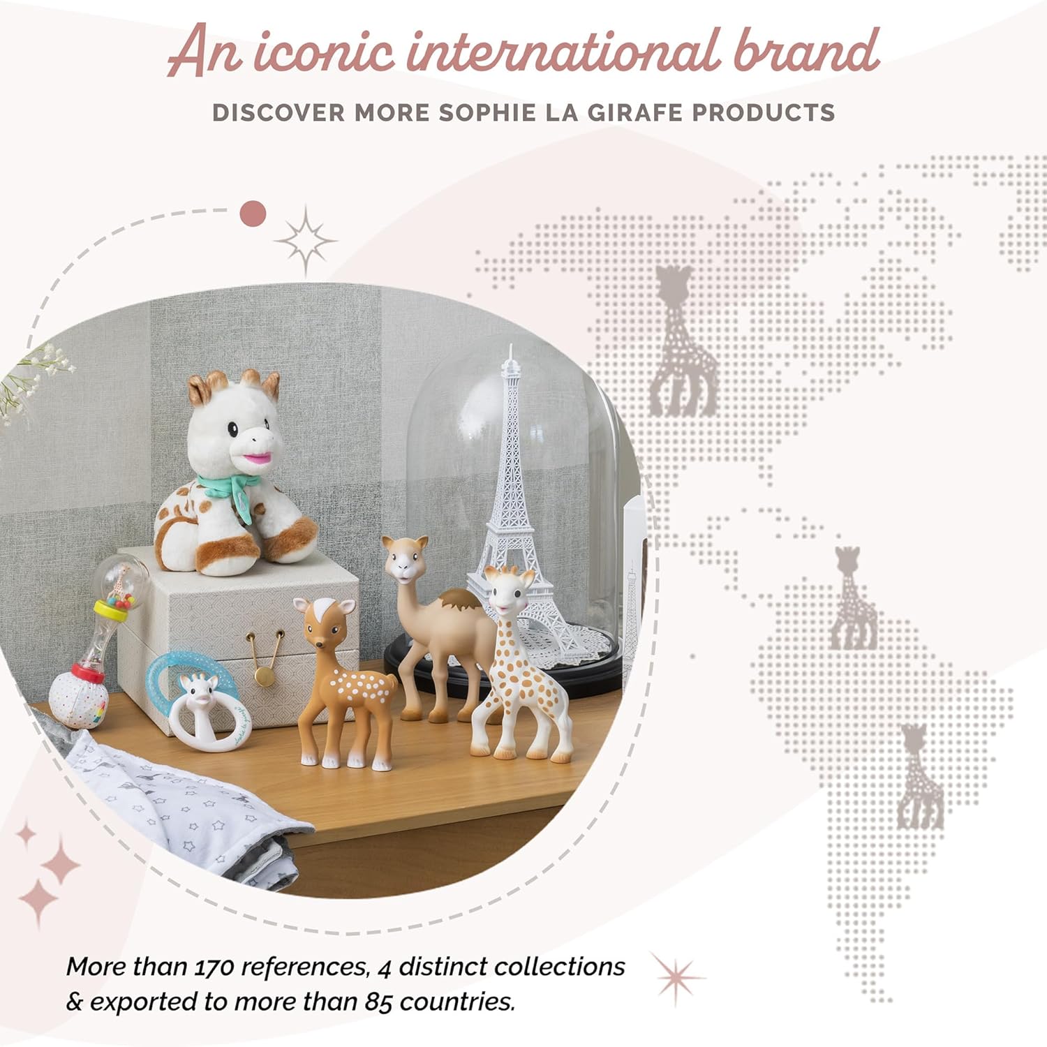 Sophie la girafe, Fresh Touch Bath Toy | Colors May Vary (Blue or Yellow) | Fun Toy That Floats & Sprays Water When Pressed