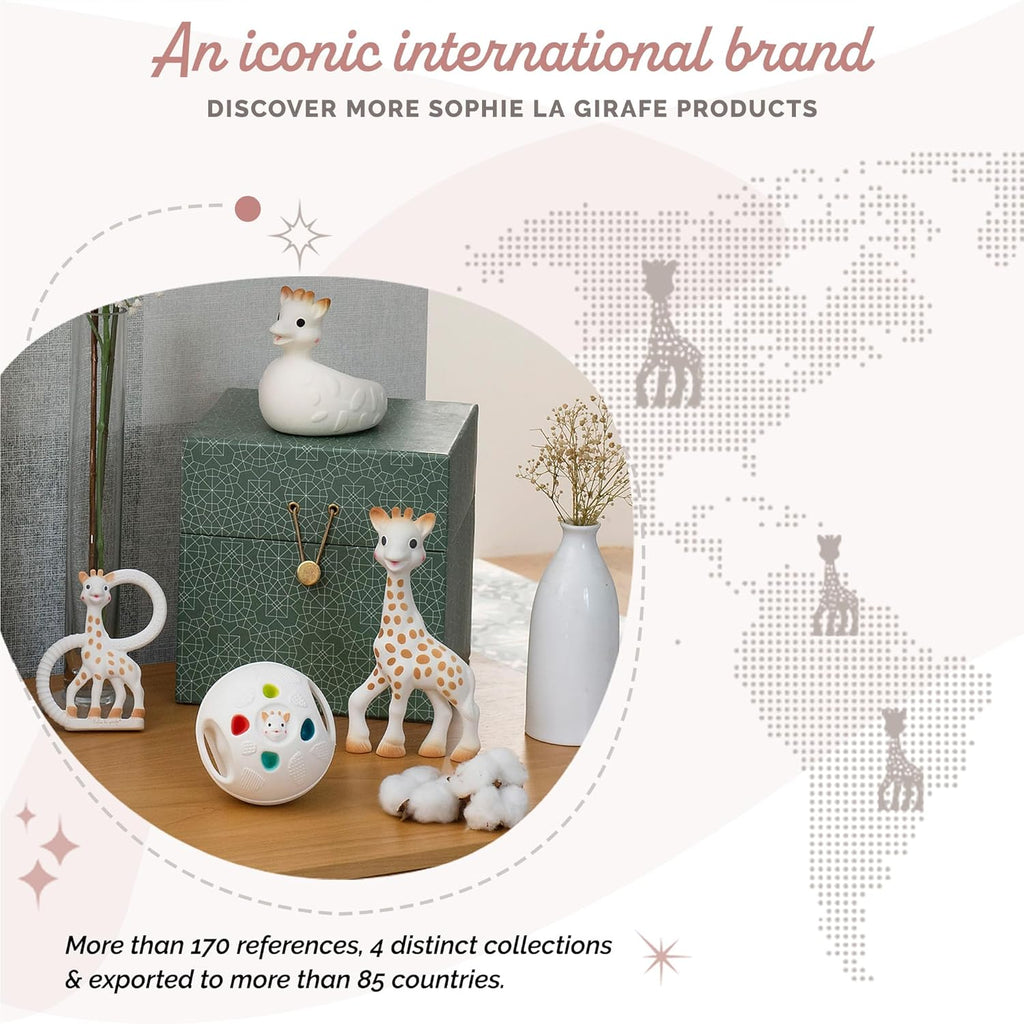 Sophie la girafe Teething Colo'rings | Light & Easy to Grasp | Designed with Natural Rubber to Soothe & Awaken All 5 Senses