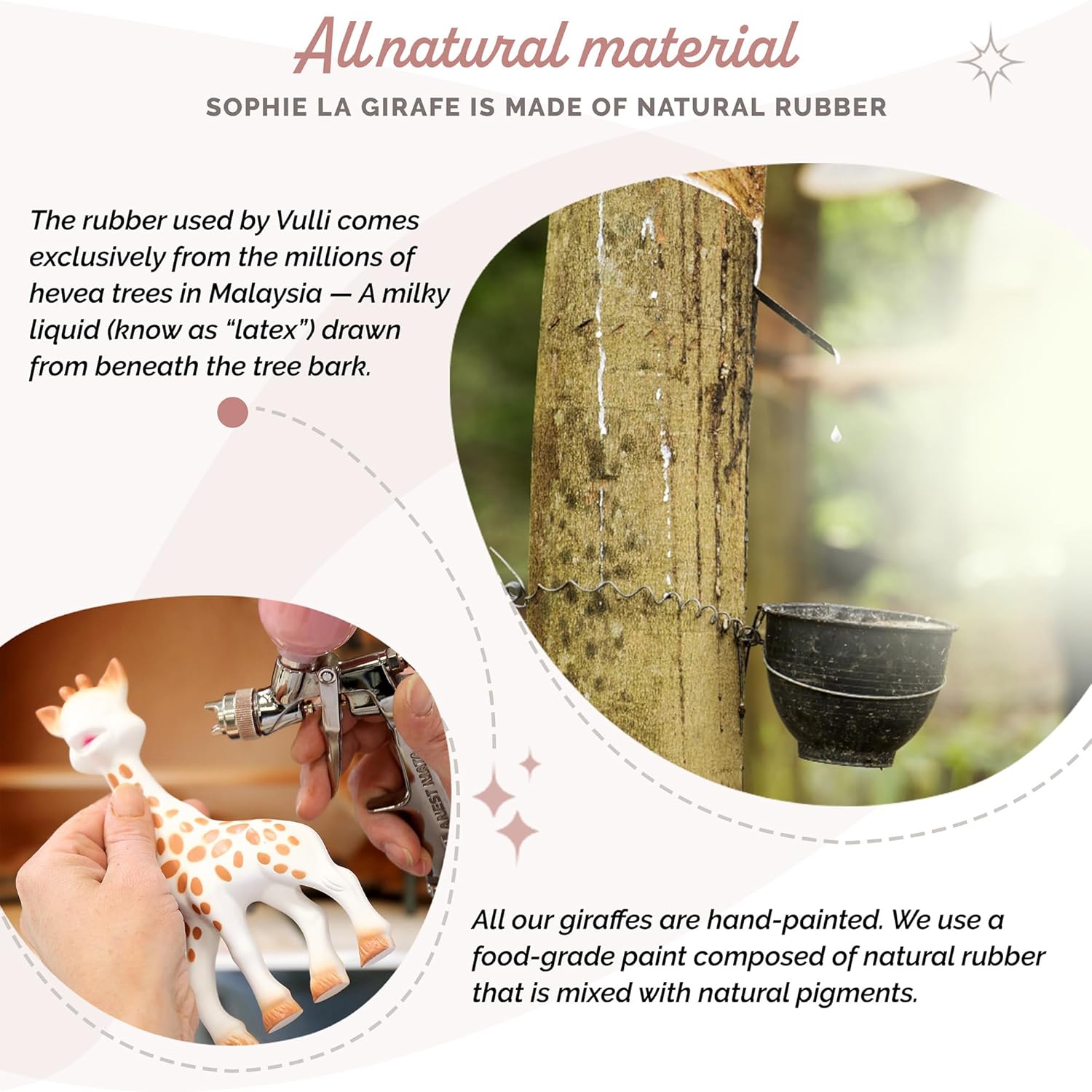 Sophie la girafe Classical Creation Birth Set #1 | Gift Set Includes Gift Bag, Card, Sophie la girafe & Teething Ring | Handcrafted in France | Made from Natural Rubber | Designed for Teething Babies